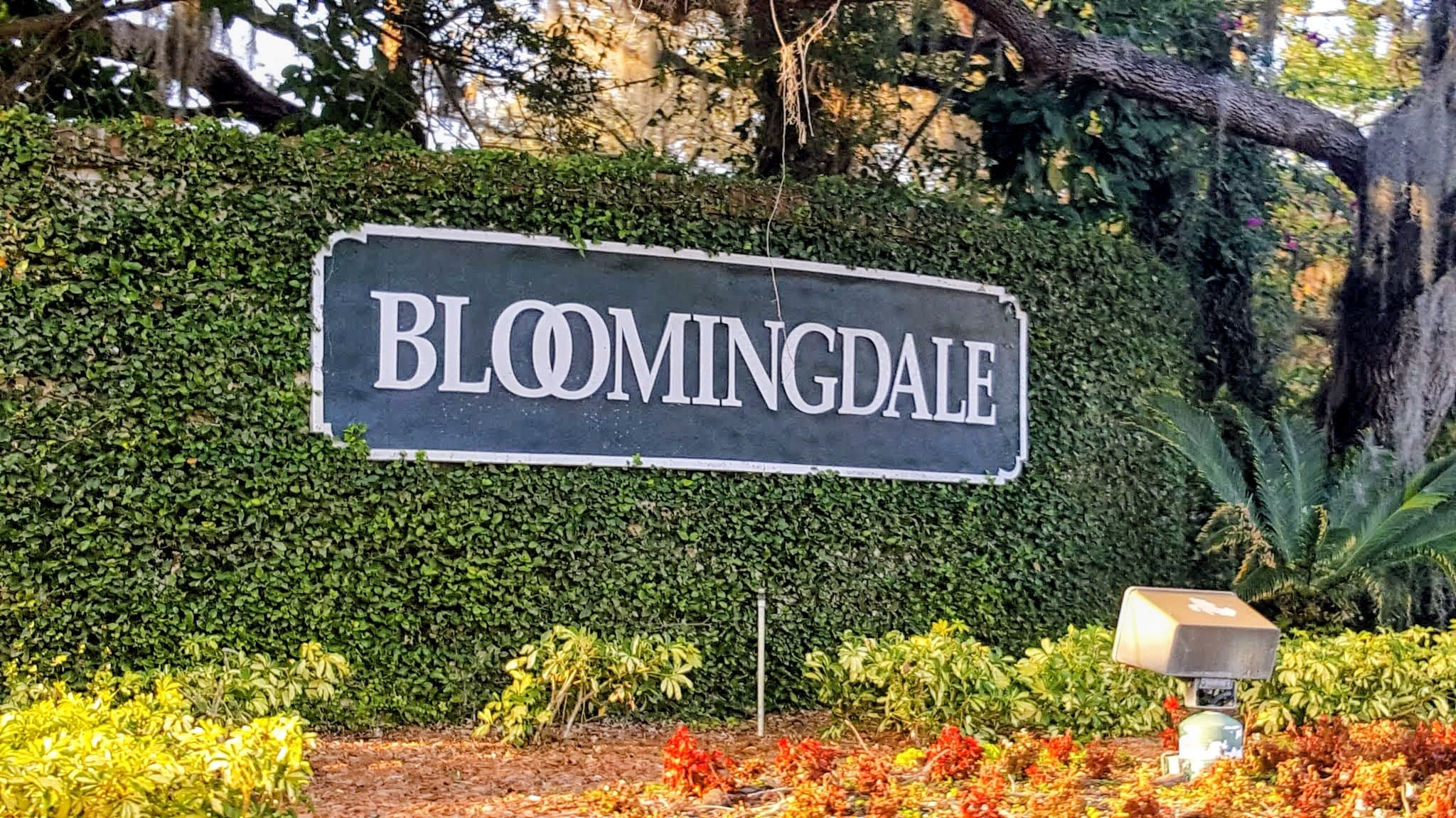 Bloomingdale community entrance in Valrico FL - popular area for open houses